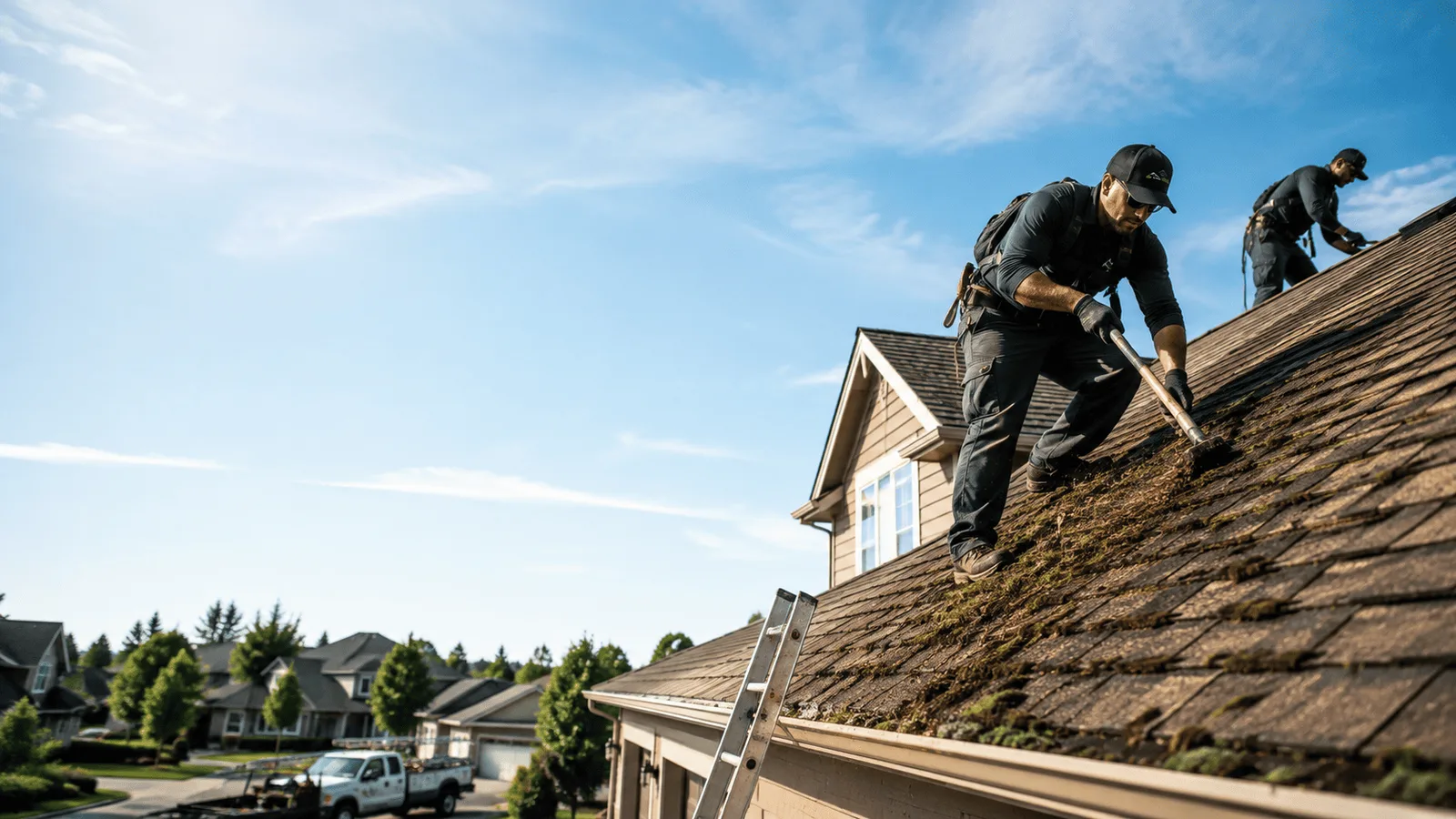 Roof Moss Removal in Utica, KY near me